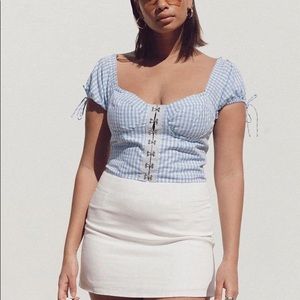 Gingham top